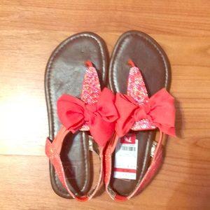 Peach/pink Material girl sandals